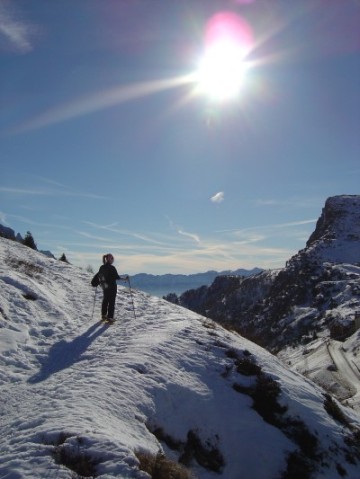 Val Venegia, prima salita, verso Capanna Cervino.