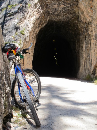 Galleria sulla ciclabile Cortina - Dobbiaco.