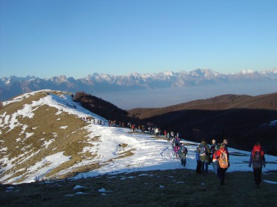 Lungo tratto di sali-scendi tra Malga Mariech e Malga Garda.