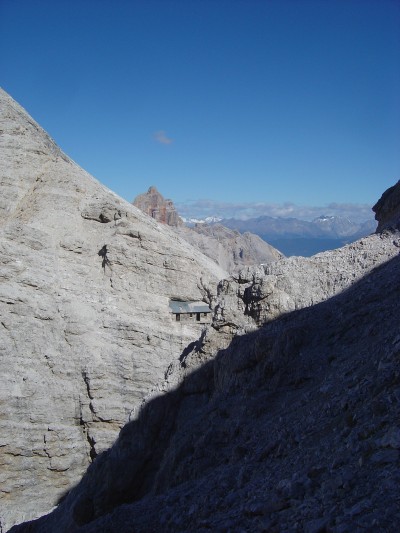 Una della molte postazioni della Grande Guerra.