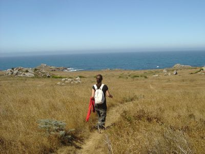 Fuori dalla macchia, al di la della strada, ci attende nuovamente la costa oceanica per l'ultimo tratto del tracciato.