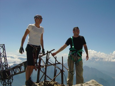 Ed eccoci in cima alla Schiara! Piacevole salita, grandiosa vista!